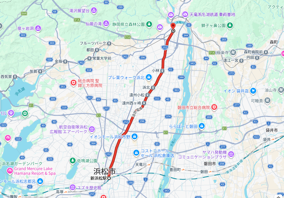 Google Map遠州鉄道