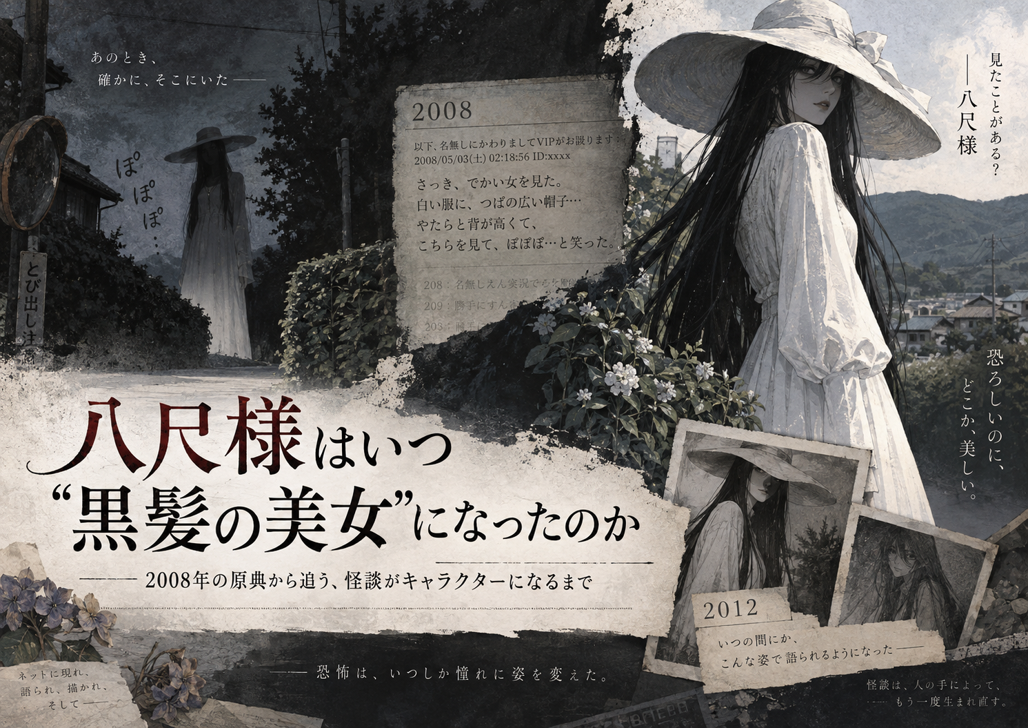 八尺様、恐怖から憧れへ