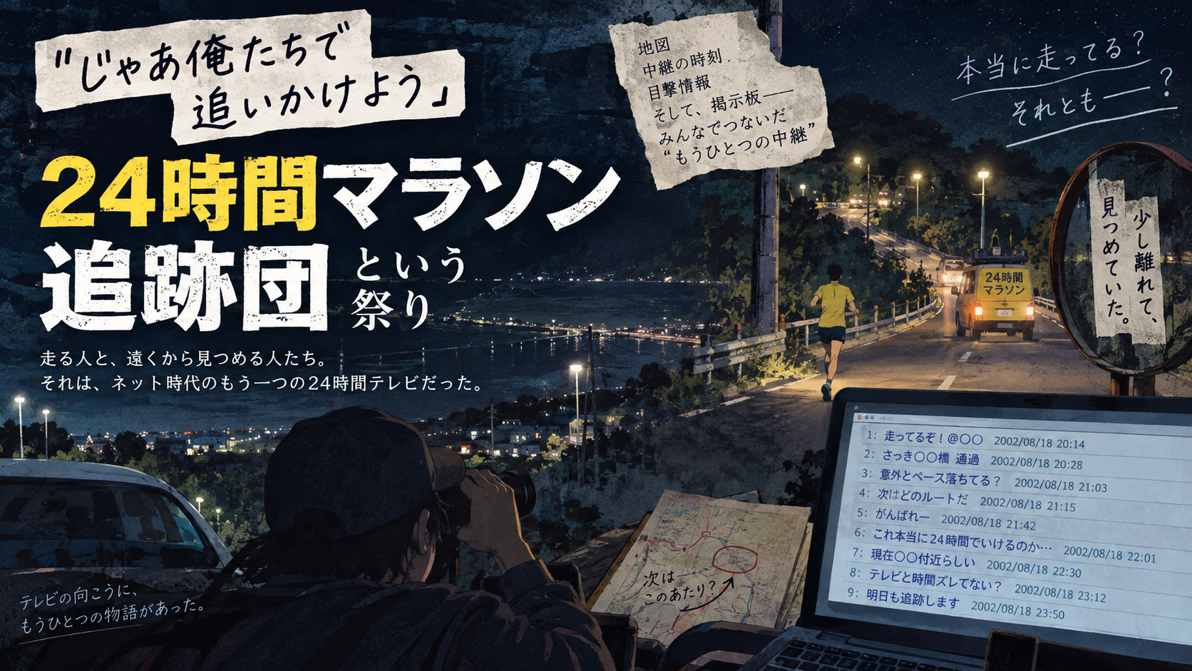 夜道を追う24時間マラソン観測団