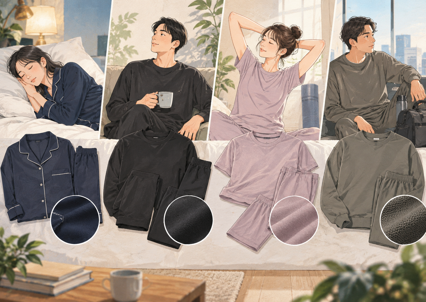 心地よい部屋着の暮らし比較 