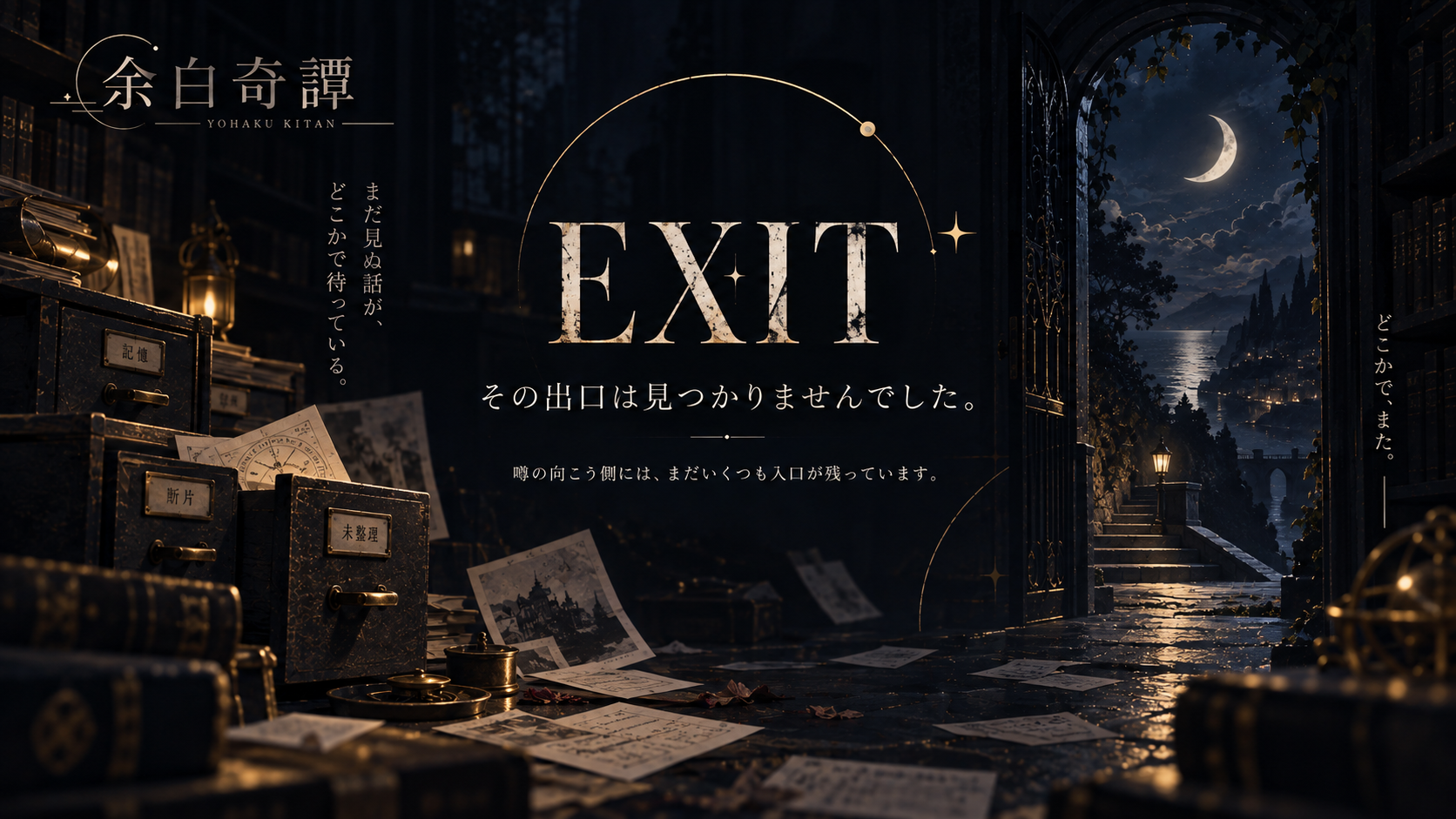 月明かりの出口、余白奇譚